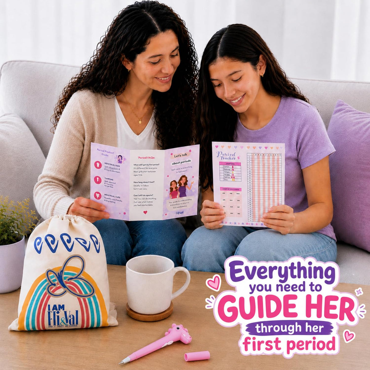 Eli&Val Period Kit for Tweens ready for everyday use