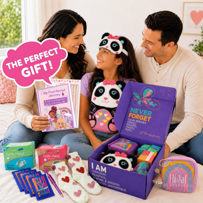 First Period Kit for Girls (Panda)