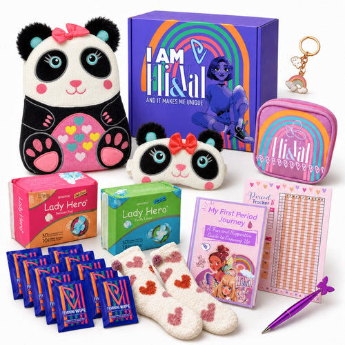 First Period Kit for Girls (Panda)
